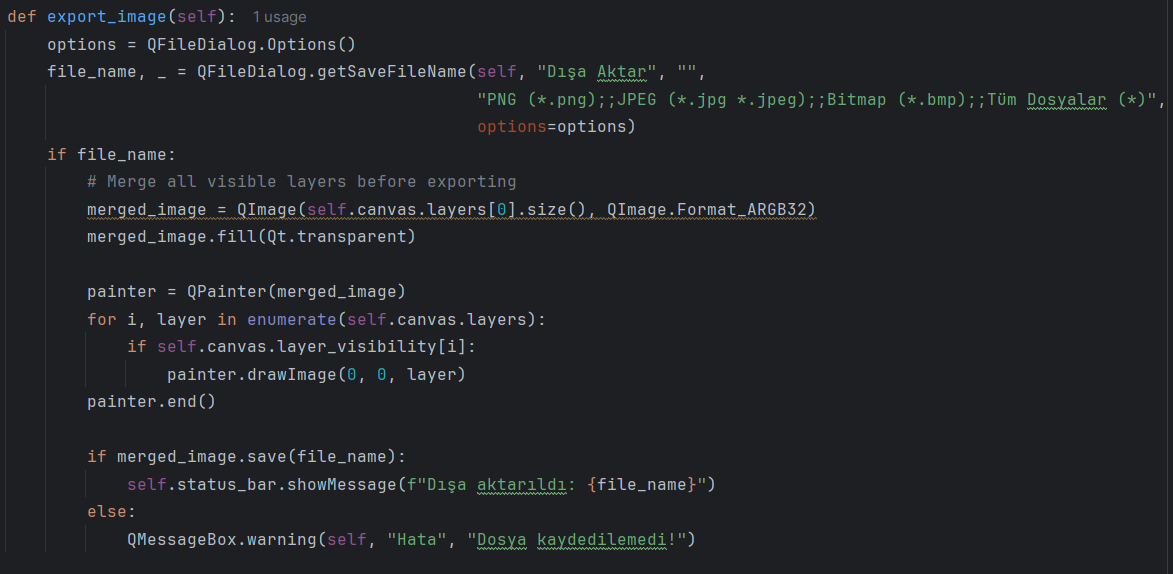 Python ile Profesyonel Resim Editörü: Gelişmiş Paint Uygulaması